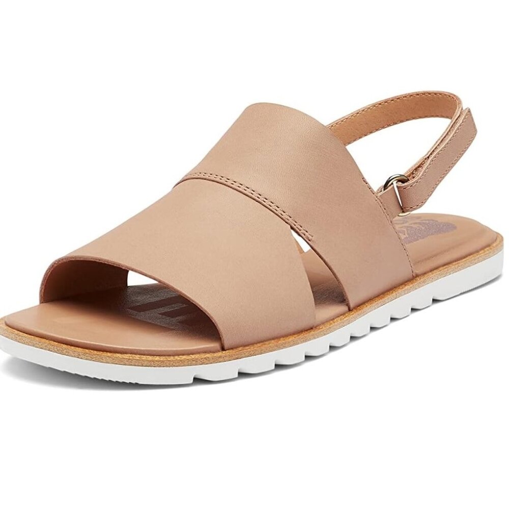 Sorel Ella II slingback sandal, 10, Honest Beige, comfortable, adjustable strap